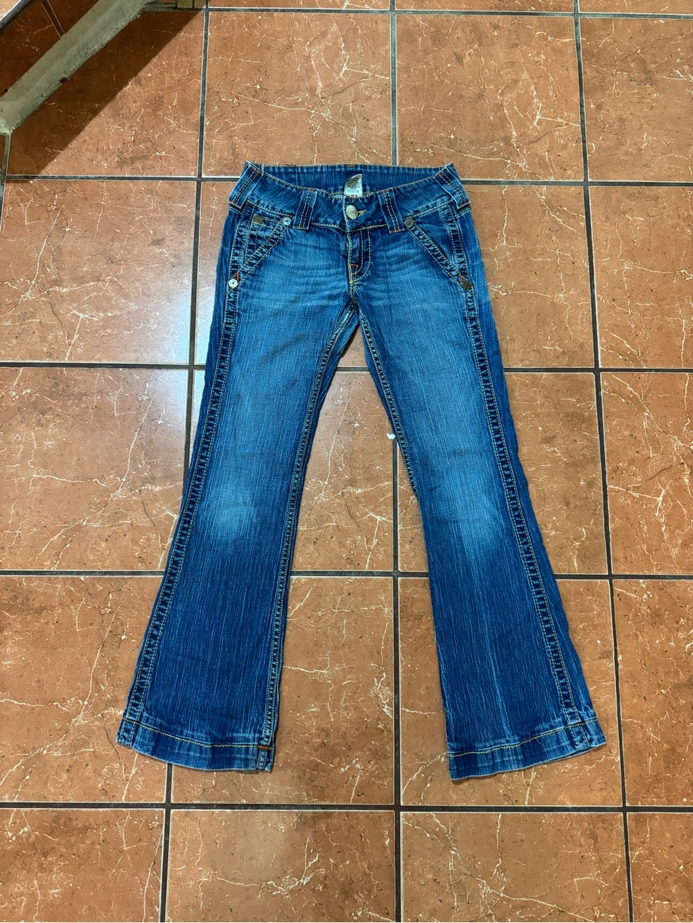 True Religion Billy Bootcut Jeans Women’s Size 28 Medium Wash Y2K Made in USA - Picture 3 of 8